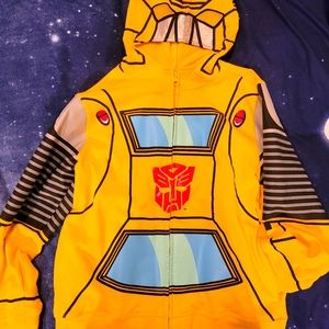 Boys Bumblebee Transformer Hoodie (Size 5/6)